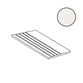Ступени Grasaro Beton G-1104/CR/st01, цвет белый, поверхность структурированная, прямоугольник, 294x600