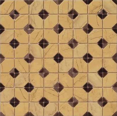 Керамическая плитка Vives Iliada-Pr Ocre, цвет жёлтый, поверхность полированная, квадрат, 435x435