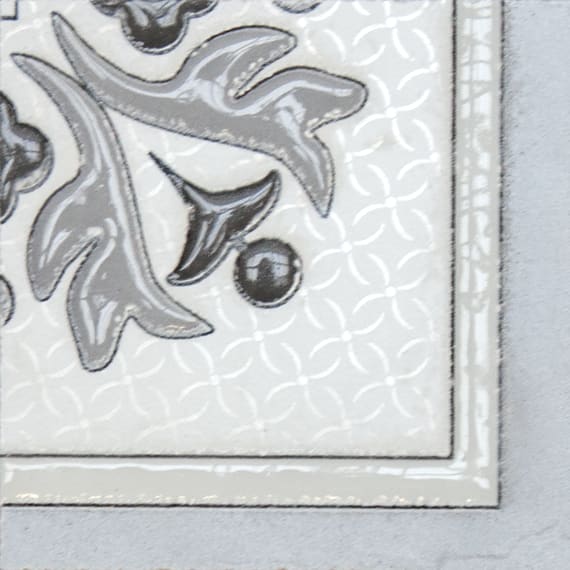 Декоративные элементы Lasselsberger Бьянка Каррара 3610-0004, цвет серый, поверхность матовая, квадрат, 100x100