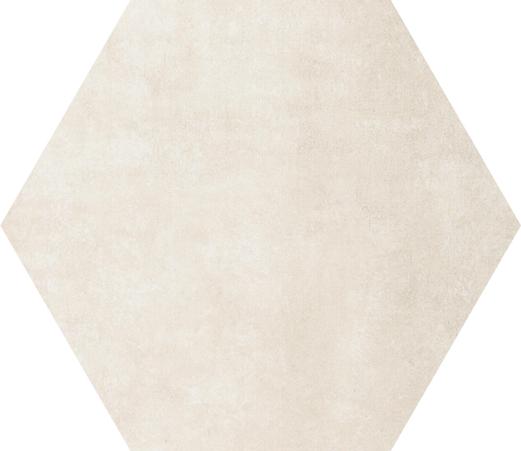 Керамогранит Pamesa At. Hex. Alpha Marfil, цвет бежевый, поверхность матовая, шестиугольник, 258x290
