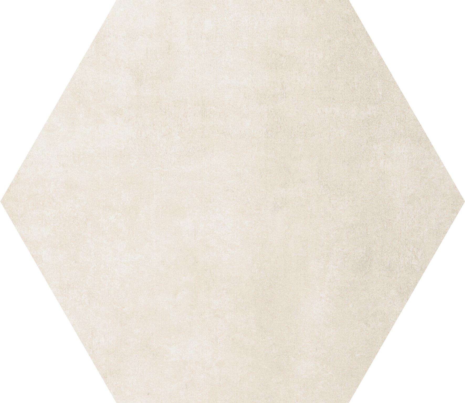 Керамогранит Pamesa At. Hex. Alpha Marfil, цвет бежевый, поверхность матовая, шестиугольник, 258x290