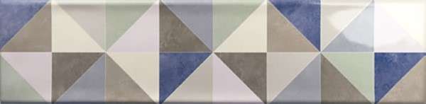 Керамическая плитка Ribesalbes Ocean Decor Triangle Mix, цвет разноцветный, поверхность глянцевая, прямоугольник, 75x300