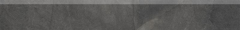 Бордюры Ariana Storm Battiscopa Mud PF60004015, цвет чёрный, поверхность матовая, прямоугольник, 55x800