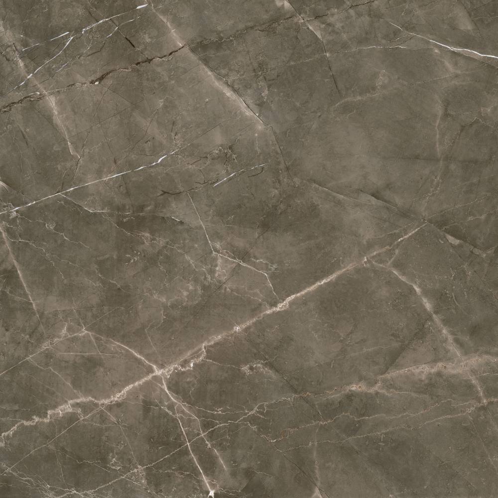 Керамогранит Ricchetti Marble Boutique Amani Lux Ret, цвет коричневый, поверхность глянцевая, квадрат, 594x594