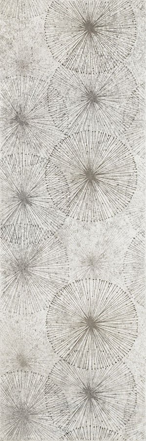 Декоративные элементы Paradyz Nirrad Grys Inserto, цвет серый, поверхность матовая, прямоугольник, 200x600