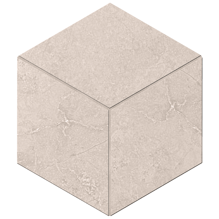 Мозаика Ametis By Estima Marmulla Dark Beige MA03 Cube Полированный 29x25 34979, цвет бежевый тёмный, поверхность полированная, шестиугольник, 250x290