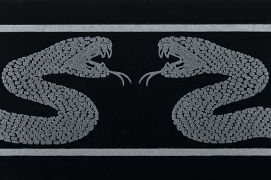 Бордюры Petracers Gran Gala Listello Serpente A Nero, Италия, прямоугольник, 210x315, фото в высоком разрешении