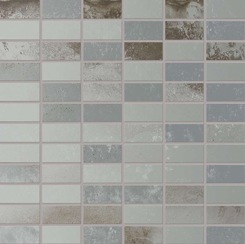 Мозаика Viva Narciso Mosaico Topazio Lappato Lucido EGVM, цвет серый, поверхность глянцевая лаппатированная, квадрат, 300x300