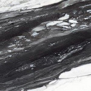 Керамогранит Emilceramica (Acif) Tele Di Marmo Calacatta Renoir Lap ED3F, цвет чёрно-белый, поверхность лаппатированная, квадрат, 900x900