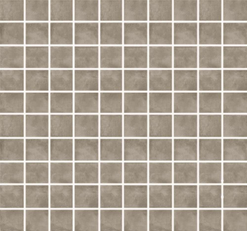 Мозаика Terratinta Kos Brun TTKO03M3N, цвет серый, поверхность матовая, квадрат, 300x300