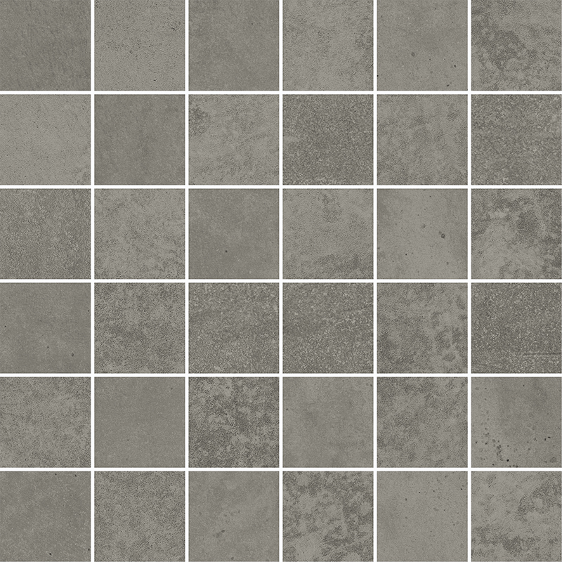 Мозаика Italon Terraviva Dark Mosaico 610110000625, цвет серый тёмный, поверхность матовая, квадрат, 300x300