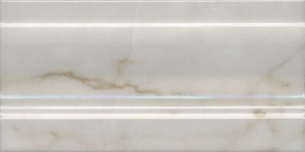 Бордюры Kerama Marazzi Стемма Плинтус Белый FMD024, цвет белый, поверхность глянцевая, прямоугольник, 100x200