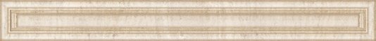 Бордюры Europa Ceramica Travertino Columna Cenefa, цвет бежевый, поверхность глянцевая, прямоугольник, 50x452