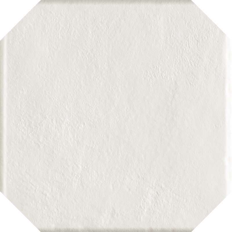 Керамическая плитка Paradyz Modern Bianco Octagon, цвет белый, поверхность матовая, восьмиугольник, 198x198