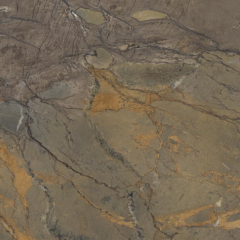 Керамогранит Emilceramica (Acif) Tele Di Marmo Reloaded Fossil Brown Malevich Lapp E0EL, цвет коричневый, поверхность лаппатированная, квадрат, 900x900