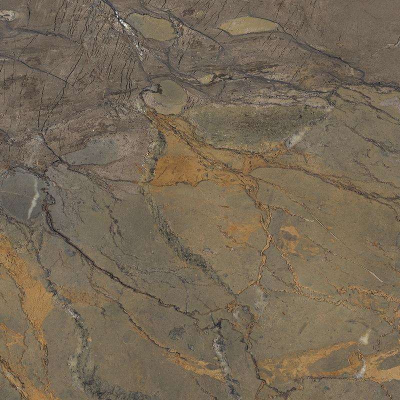 Керамогранит Emilceramica (Acif) Tele Di Marmo Reloaded Fossil Brown Malevich Lapp E0EL, цвет коричневый, поверхность лаппатированная, квадрат, 900x900
