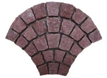 Мозаика NS Mosaic Paving PAV-G-308, цвет бордовый, поверхность матовая, прямоугольник, 460x740