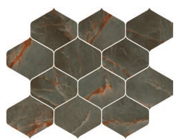 Мозаика Cerdomus Omnia Mosaico Ninfa J'Adore Levigato 89732, цвет коричневый, поверхность полированная, прямоугольник, 277x350