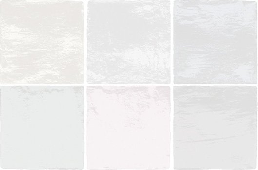 Керамическая плитка Equipe La Riviera Melange 25863, цвет белый, поверхность глянцевая, квадрат, 132x132