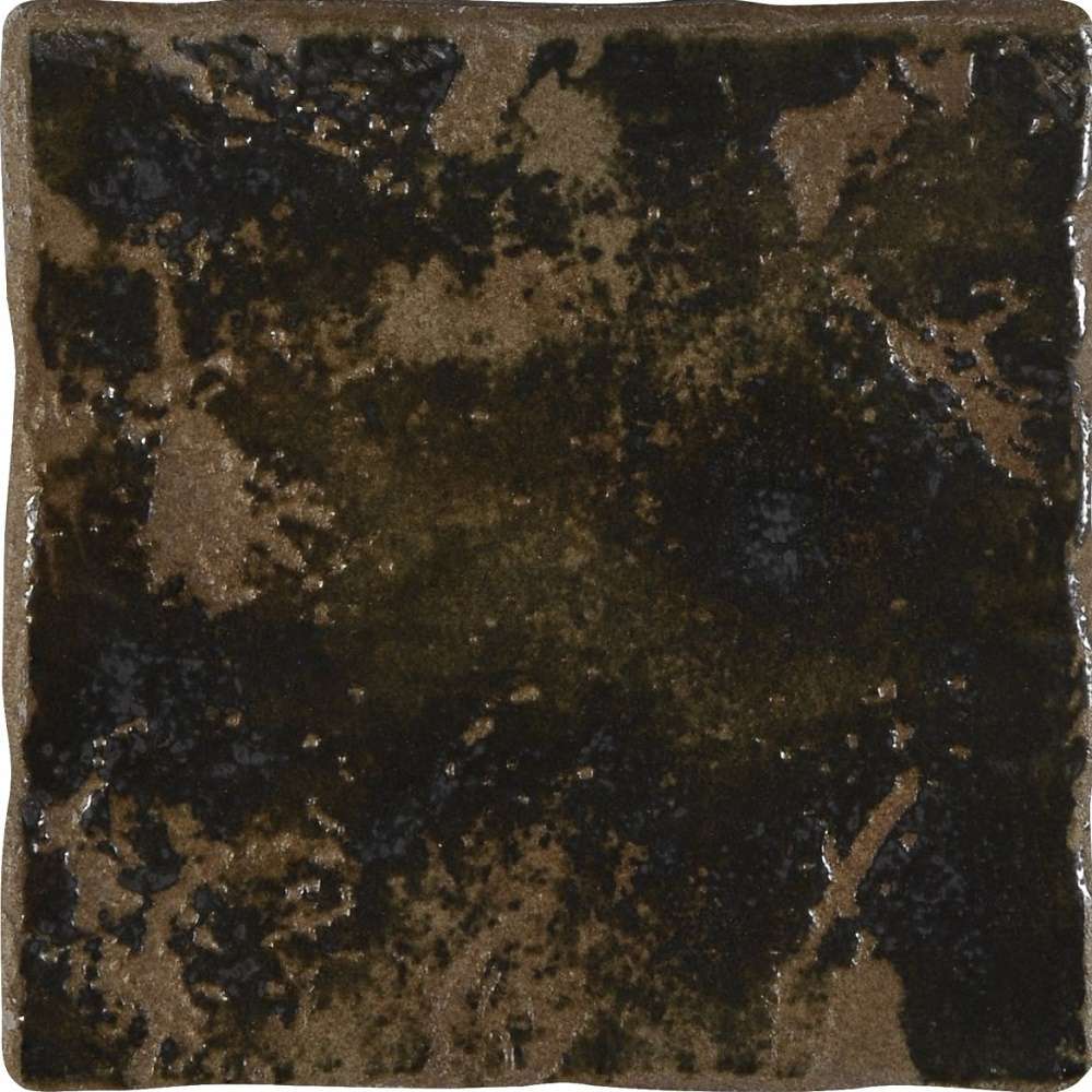 Керамическая плитка Eco Ceramica Maestri Ceramisti Viterbesi, цвет коричневый, поверхность глянцевая, квадрат, 200x200