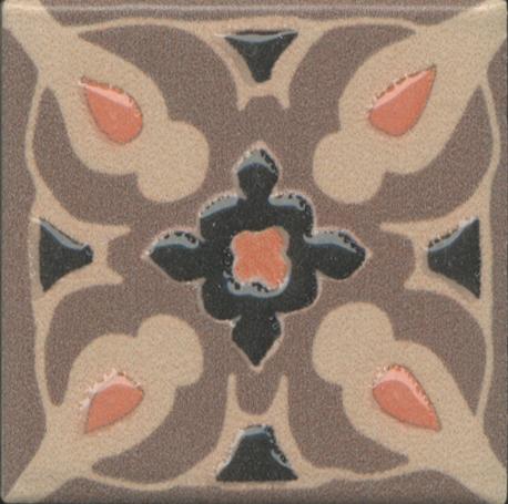 Вставки Kerama Marazzi Анвер 11 коричневый OS\C177\21052, цвет коричневый, поверхность матовая, квадрат, 49x49