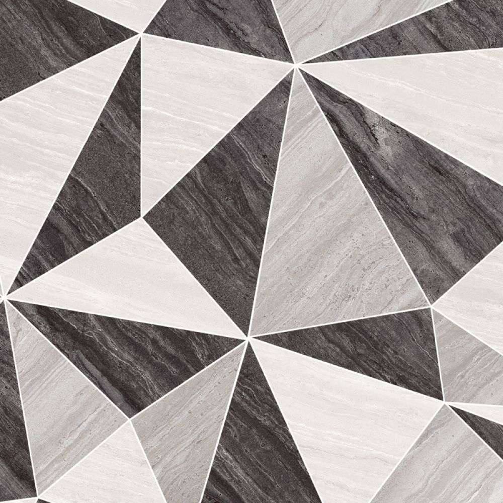 Декоративные элементы Ceracasa R Deco Solei Pulido Grey, цвет серый, поверхность глянцевая, квадрат, 491x491