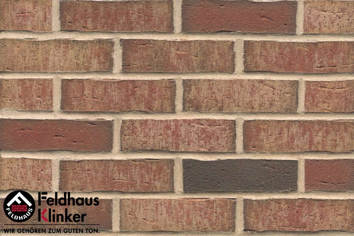 Клинкер Feldhaus Klinker Sintra Ardor Blanca R690WF17, цвет коричневый, поверхность матовая, под кирпич, 52x210