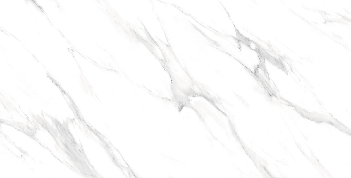 Керамогранит Siena Granito Satvario Gray Glossy, цвет белый, поверхность полированная, прямоугольник, 600x1200