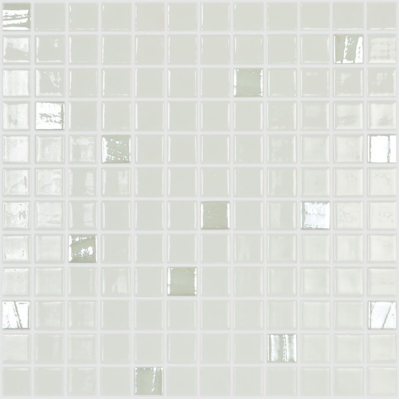 Мозаика Vidrepur Colors+ Diamante 100/710 (На Пу Сцепке), цвет белый, поверхность глянцевая, квадрат, 317x317
