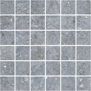 Мозаика Vives Altea Mosaico Calpe Cemento Antideslizante, цвет серый, поверхность матовая противоскользящая, квадрат, 300x300