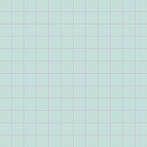 Мозаика Ce.Si Matt Baia Su Rete 2,5x2,5, цвет голубой, поверхность матовая, квадрат, 300x300