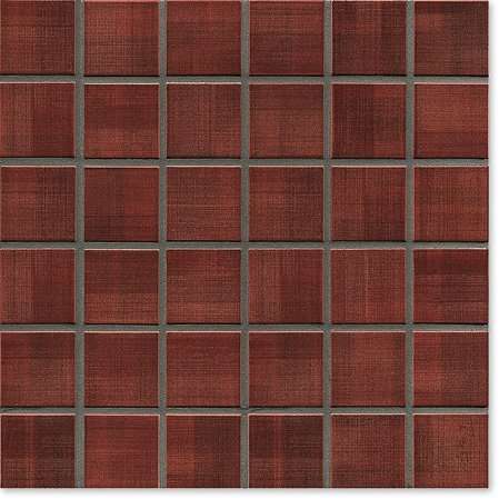 Мозаика Jasba 6546H Highlands Crimson Red, цвет бордовый, поверхность матовая, квадрат, 316x316