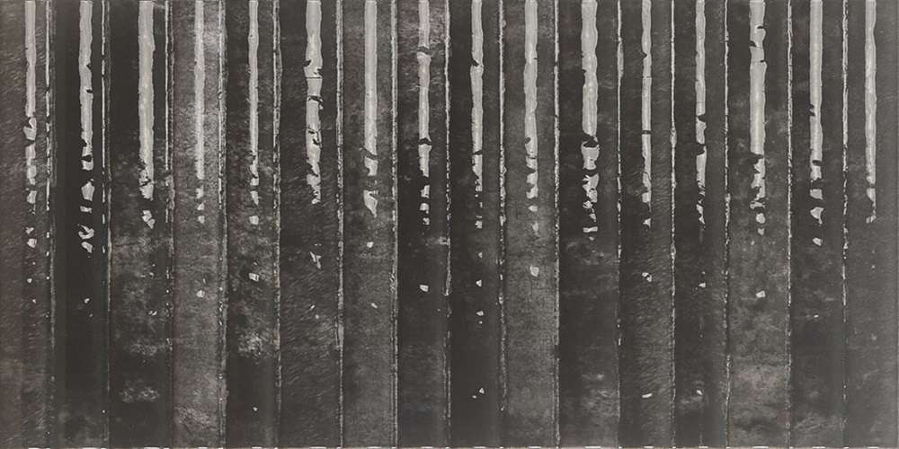 Керамическая плитка Mainzu Etna Nero, цвет чёрный тёмный, поверхность рельефная, прямоугольник, 150x300