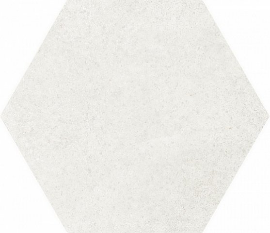 Керамогранит Equipe Hexatile Cement White 22092, цвет белый, поверхность матовая, шестиугольник, 175x200
