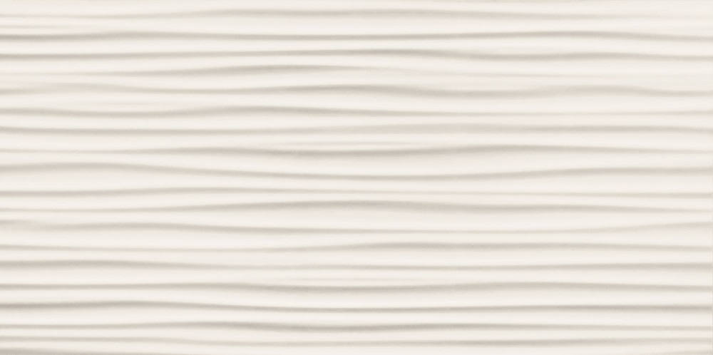 Декоративные элементы Tubadzin Blanca Wave STR, цвет белый, поверхность глянцевая, прямоугольник, 298x598