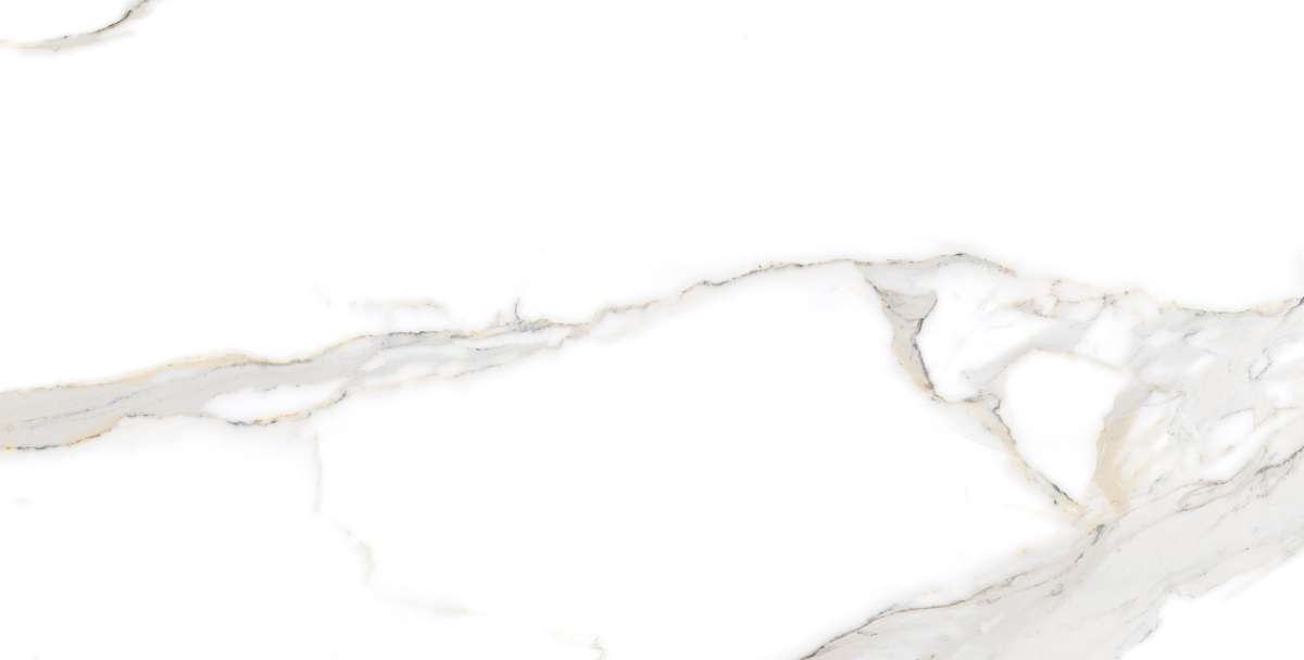 Керамогранит AGL Tiles Calcatta Gold Polished, цвет белый серый, поверхность полированная, прямоугольник, 600x1200