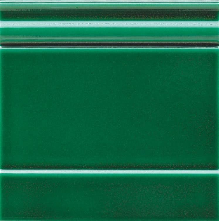 Бордюры Grazia Epoque Zoccolo Epoque D.Bottle Craquele ZOE6, цвет зелёный, поверхность глянцевая, квадрат, 200x200