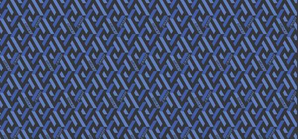 Керамогранит Versace Icons La Greca Midi Blue Ret G28315, цвет синий, поверхность матовая, прямоугольник, 600x1200