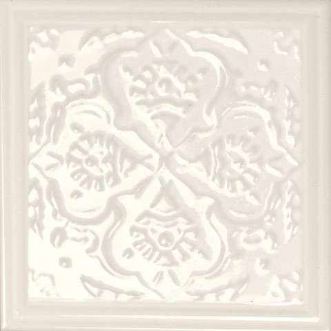 Декоративные элементы Monopole Armonia C Marfil, цвет бежевый, поверхность глянцевая, квадрат, 150x150