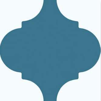 Керамогранит Heralgi Gio Arabic Cold, цвет синий, поверхность матовая, квадрат, 200x200