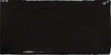 Керамическая плитка Equipe Masia Negro Mate 20176, цвет чёрный тёмный, поверхность матовая, кабанчик, 75x150