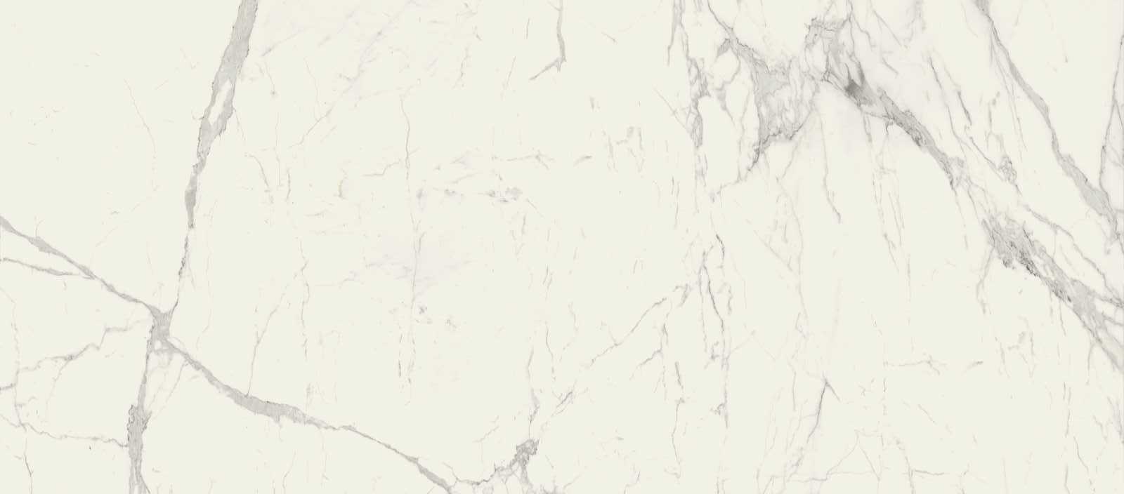 Широкоформатный керамогранит Ragno Maiora Marble Effect Statuario Glossy Rettificato R7EM, цвет белый, поверхность полированная, прямоугольник, 1200x2780