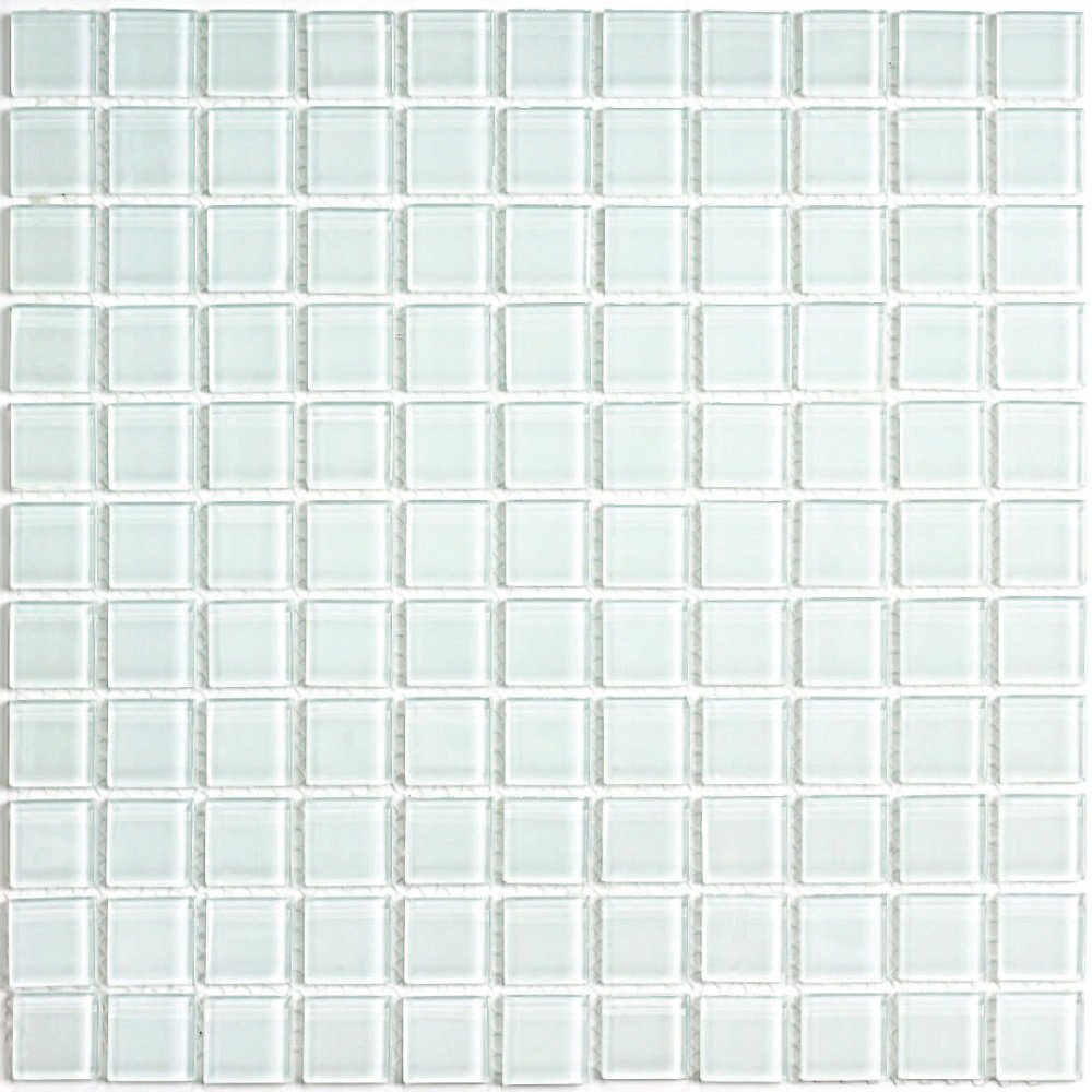 Мозаика Bonaparte Bonaparte White Glass, цвет белый, поверхность глянцевая, квадрат, 300x300