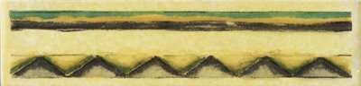 Бордюры Mainzu Antic Listelo Olivo Amarillo, цвет разноцветный, поверхность глянцевая, прямоугольник, 35x150