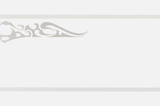 Бордюры Petracers Gran Gala Listello Tattoo A Bianco, цвет белый, поверхность глянцевая, прямоугольник, 210x315