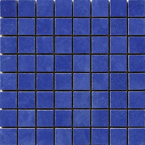 Мозаика Cedir Mediterraneo Mosaico Blu Lappato, цвет синий, поверхность лаппатированная, квадрат, 300x300