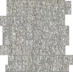 Мозаика Floor Gres Biotech Squares Serizzo Stone 779356, цвет чёрно-белый, поверхность матовая, , 335x370