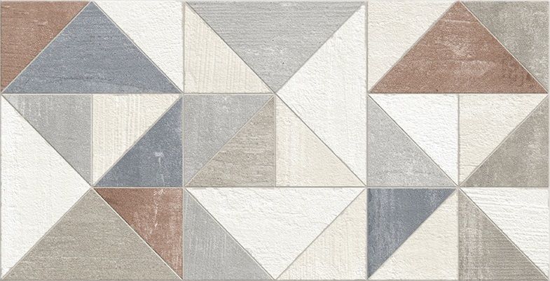 Декоративные элементы Domino Decor Geom Colors, цвет разноцветный, поверхность матовая, прямоугольник, 340x665