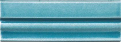 Бордюры Grazia Amarcord Finale Pavone Matt. FIE99, цвет бирюзовый, поверхность матовая, прямоугольник, 65x200