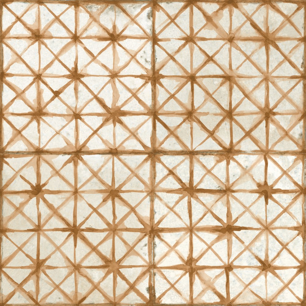 Керамическая плитка Peronda FS Temple Oxide 24715, цвет оранжевый, поверхность матовая, квадрат, 450x450